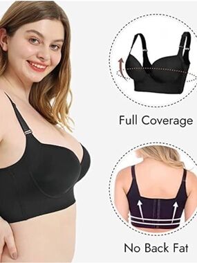 (9) NWOT Black Women Intimates bra